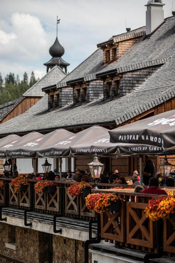 Pivovar Lyer Modrava Exterior foto